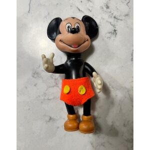 Vintage Mickey‎ Mouse Figure Walt Disney Productions Squeaker Toy Collectible